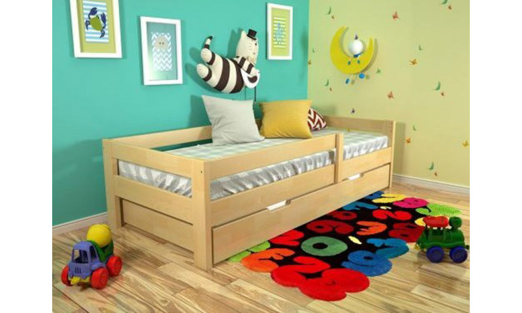 Кровать Детская №1 из массива березы