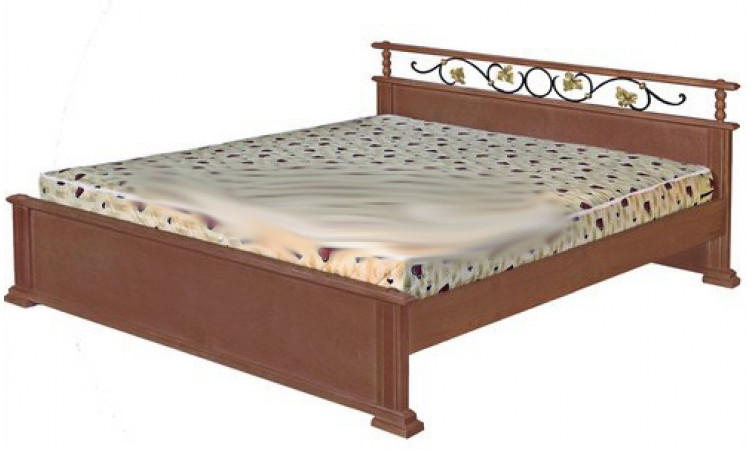 Кровать Ева с ковкой