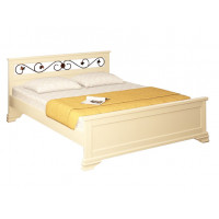 Кровать Лира с ковкой из березы