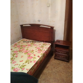 Кровать Омега-1,цвет старый орех-3