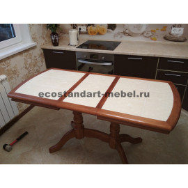 Стол№16 2-х балясный с плиткой,кор-2